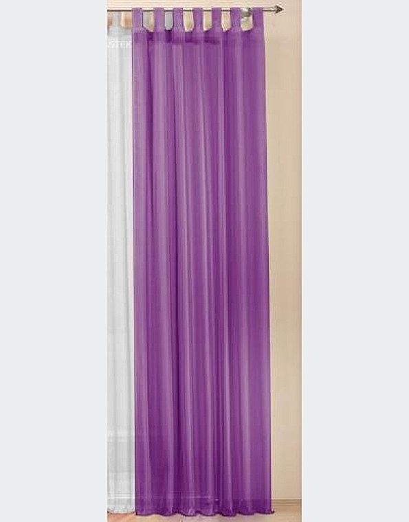 Schlaufenschal Voile Lila Schlaufenschal Voile Lila