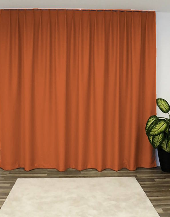 Verdunkelungsvorhang nach Mass Orange Verdunkelungsvorhang nach Mass Orange