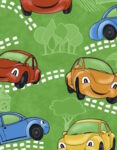 Kindervorhang nach Mass Autos Grün